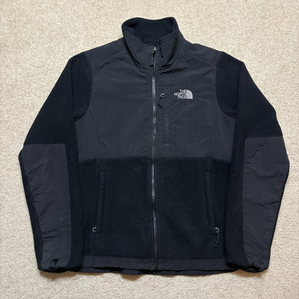 The North Face Denali Jacket Womens Small Black Polartec Fleece Full Zip Outdoor
